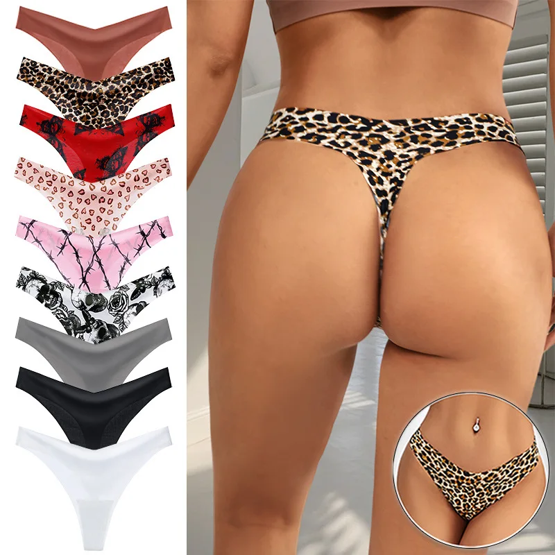 

4PCS Soft Briefs Comfortable Sexy Mid-rise Lingerie for Ladies Sports Panty Women Underwears Intimate Underwear Women's Panties