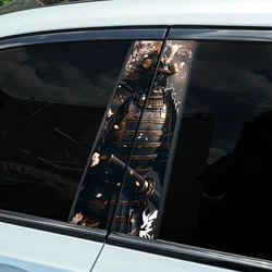 1PC JDM Samurai Car Stickers Auto B Pillar Waterproof Decoration Cover Scratches DIY Car Doors Pillar Sunscreen Vinyl Decals