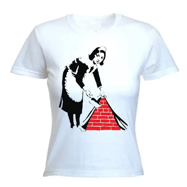 Banksy Maid Women's T Shirt