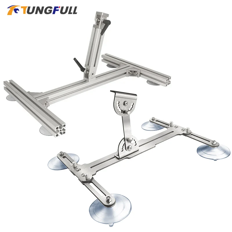 Atuador Linear Faça Você Mesmo Stands Liga de Alumínio Suporte Angular Ajustável Suporte do Motor com Ventosa Aço Inoxidável