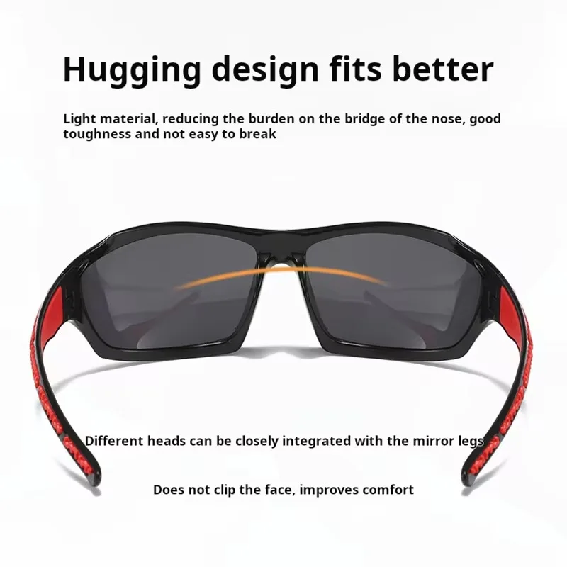 Sport Sonnenbrille für Männer Polarisierte Radfahren Outdoor Männliche Sonnenbrille Gelb Nachtsicht Brillen Sonnenbrille Lentes De Sol Hombre – Detail 14