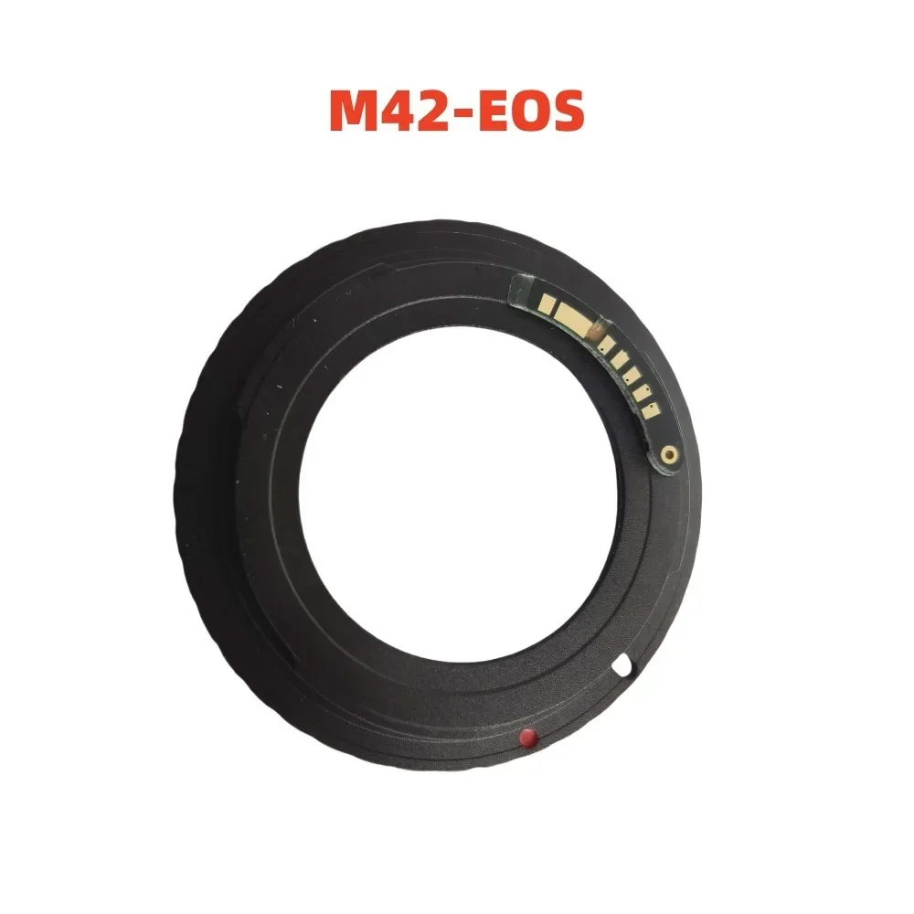 1 Pcs for Canon M42-EOS Adapter Ring Copper Electronic Chip AF Confirm Manual Focus Accuracy Flexible