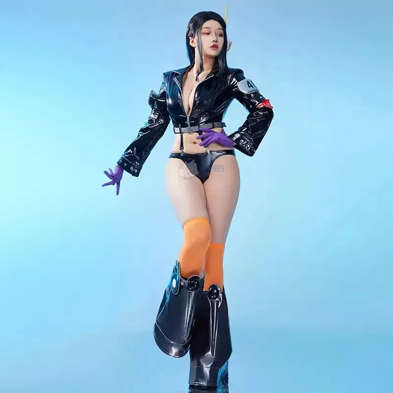 Anime Robin Cosplay Costume 106 Nico Robin Sexy lingeries Bikini Halloween Costumes Cosplay Sexy leather Costume Wig