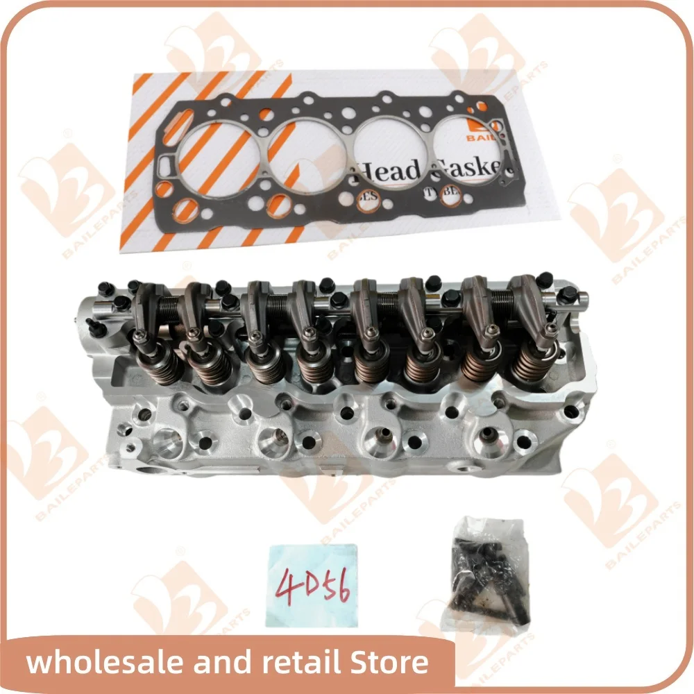 

4D56 Cylinder Head Assy With Valve 908513 For Mitsubishi Cylinder Head Gasket Engine Excavator Overhaul Rebuild Kit Spare Parts