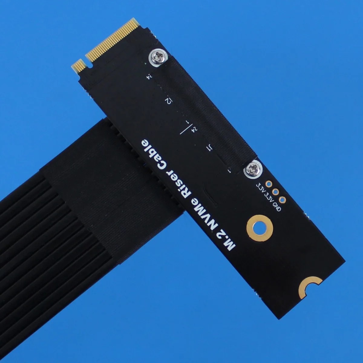 M.2 nvme zu pci-e x4 x8 verlängerung kabel pcie 4,0x4 64g/bps gen4 adapter kabel für m2 nvme ssd riser kabel – Detail 5