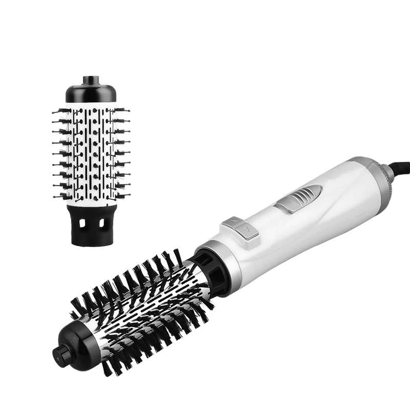 Hot Air Brush Multifunctional One Step Comb 2in1 Automatic Rotating Hair Dryer Brush Roller Hair Straightening Comb Curling Iron