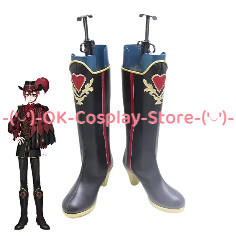 

Riddle Cosplay Shoes Game Twisted Wonderland 2022 Holloween Party Shoes Carnival Boots Cosplay Props Custom Made