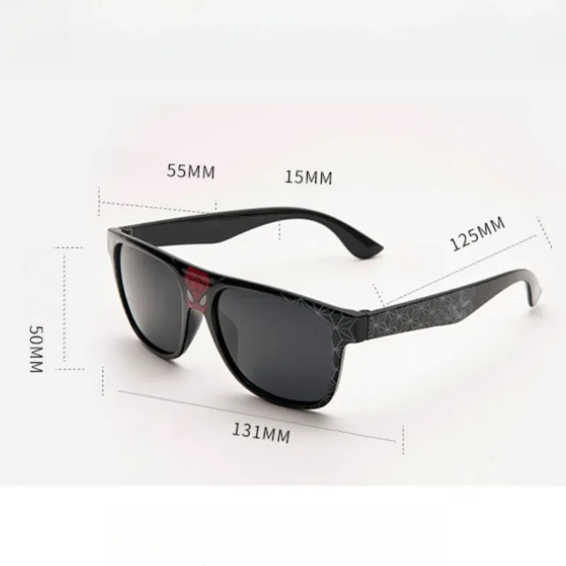 Marvel Superhero Spider-Man Cartoon Sunglasses Outdoors Sunscreen Glasses Fashion Facial Decorative Accessories Boy Girl Gifts image 6