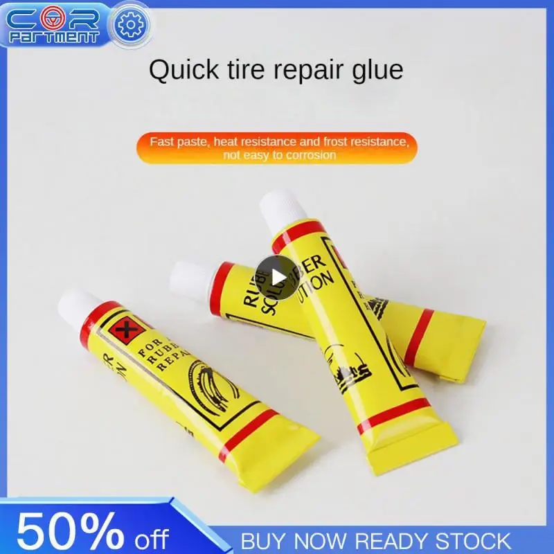 

6ml Car Tire Repairing Glue Tyre Inner Tube Puncture Repair Tools Motorcycle Bike Universal Portable Repairing Glues