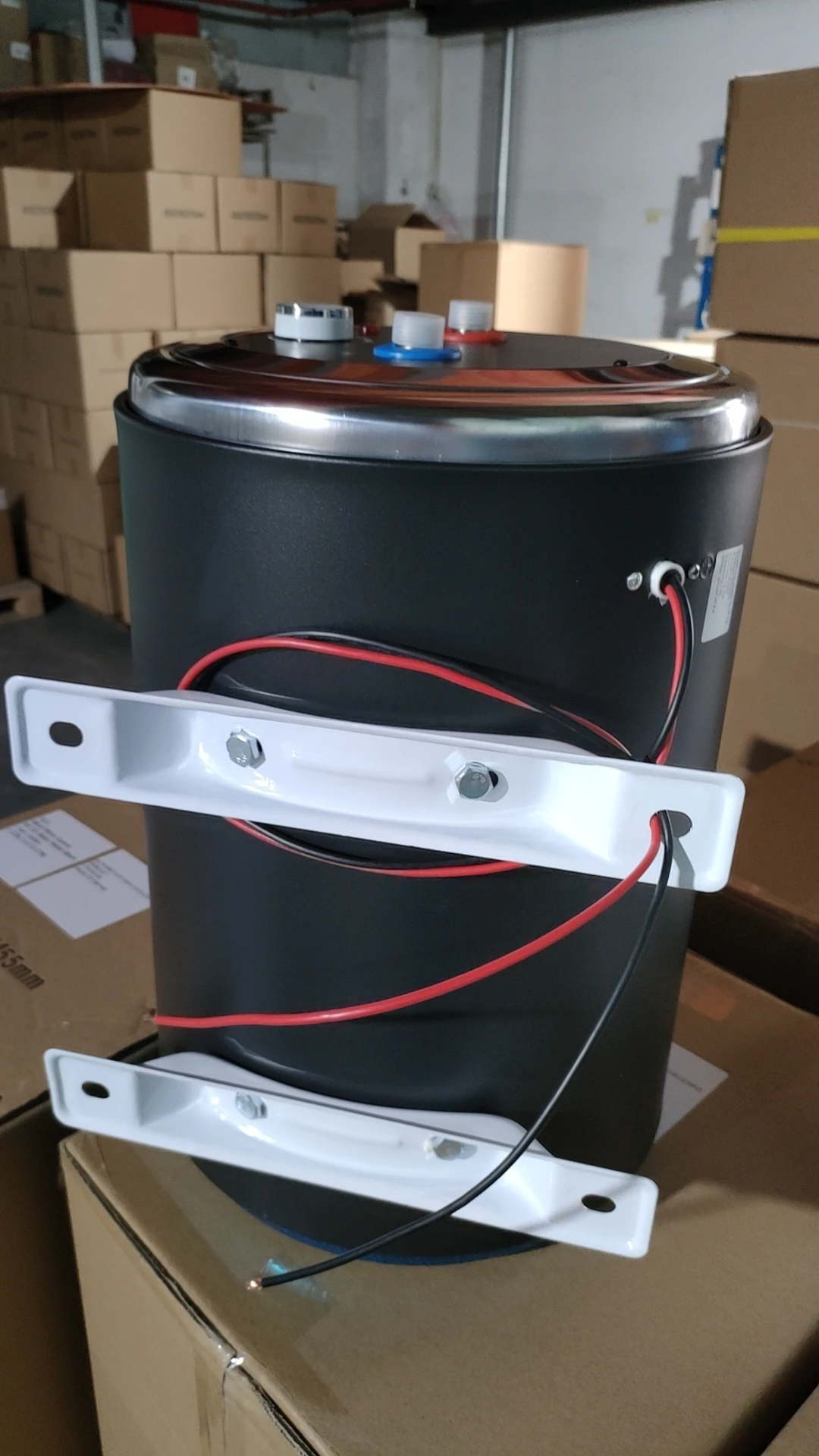 캠핑 샤워 카라반 보일러 12V 24V 차량용 고속 가열 저장식 온수 RV 전기 온수기 (노브 제어 포함)