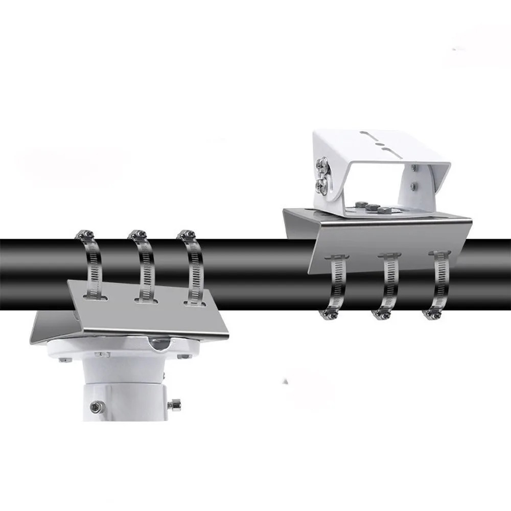 

Adjustable Rings Camera Mount Brackets Stainless Steel Flexible Positioning Vertical Mast Mount Brackets Secure Stable