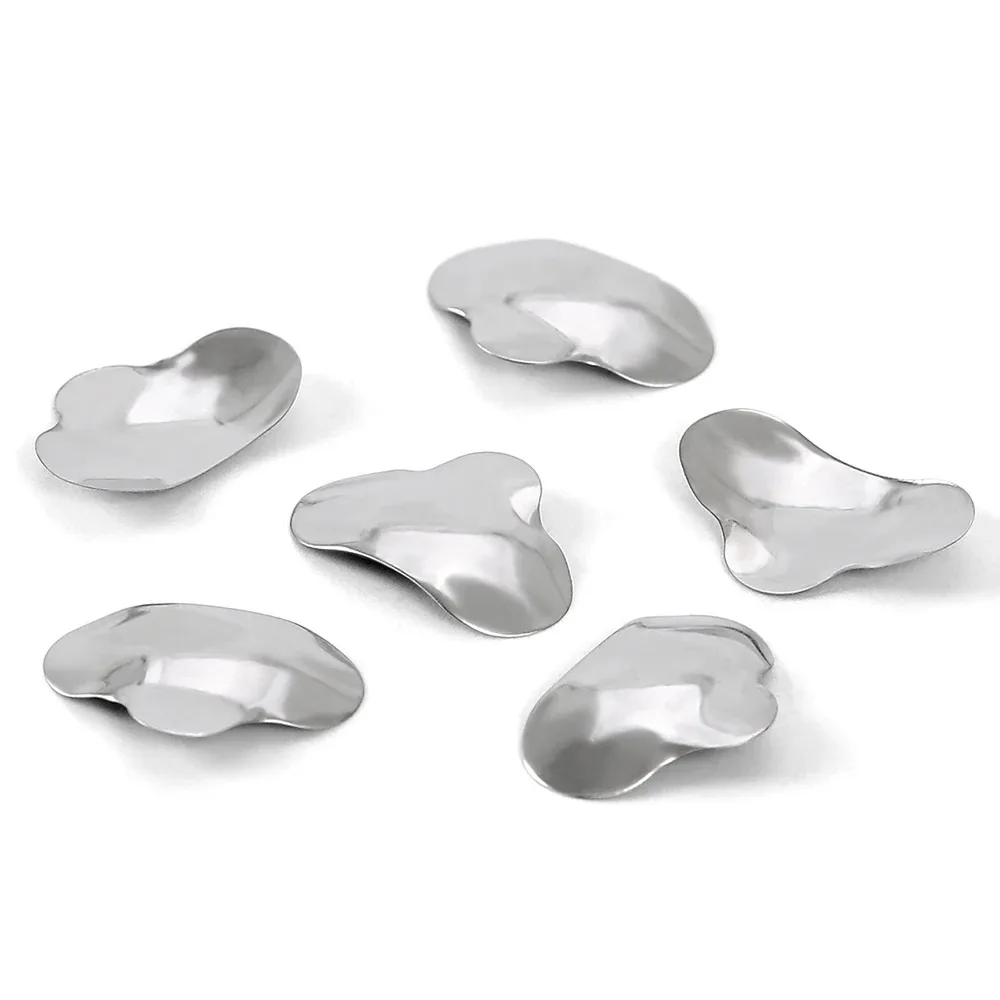 AG 100pcs Dental Sectional Matrix System 1.398 Matrices with 2 Metal Clamping Separating Rings Thickness for Dentist Tools
