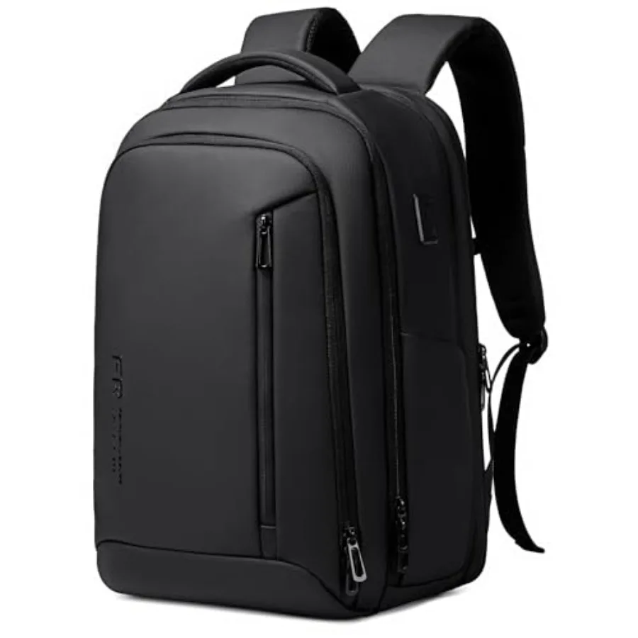 

Business Travel Backpack for Men Water Resistant 17 Inch Laptop Backpack with USB Port Black Computer Backpack for College/Work