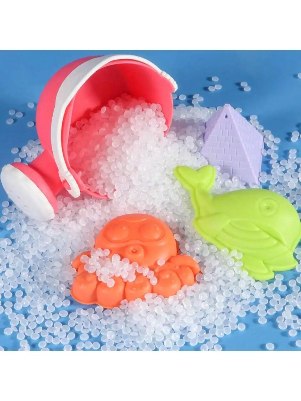 8PCS Summer Beach Sand Play Accessories Children Outdoor Games Beach Toys For Kids Winter Snow Play Tools (random colors)