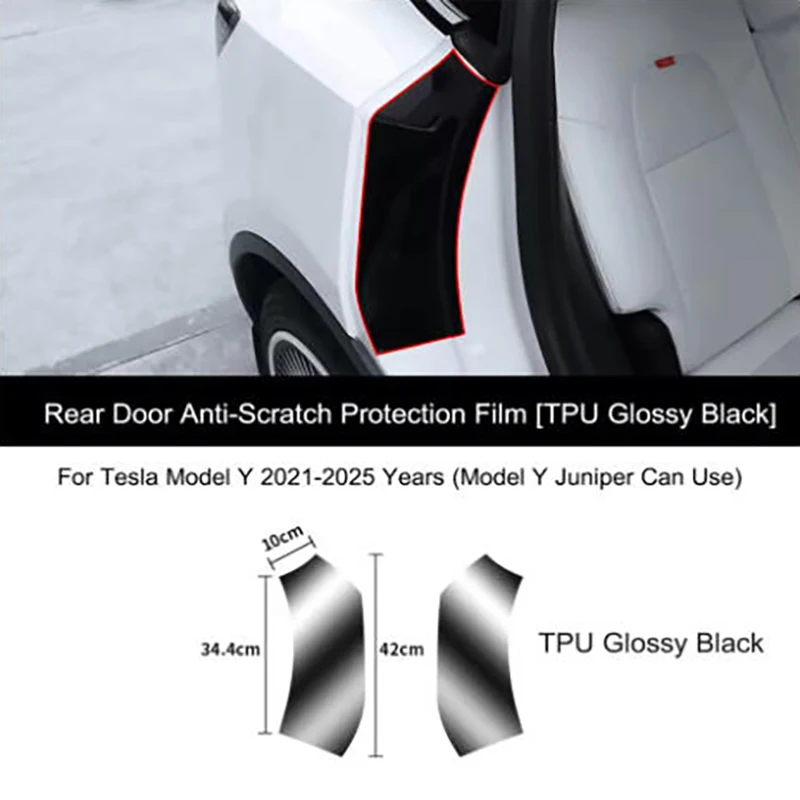 Für Tesla Model Y Juniper Model 3 Highland Heckklappe Innenraum Anti-Kratz TPU Schutzfolie Unsichtbare Autokleidung – Detail 5