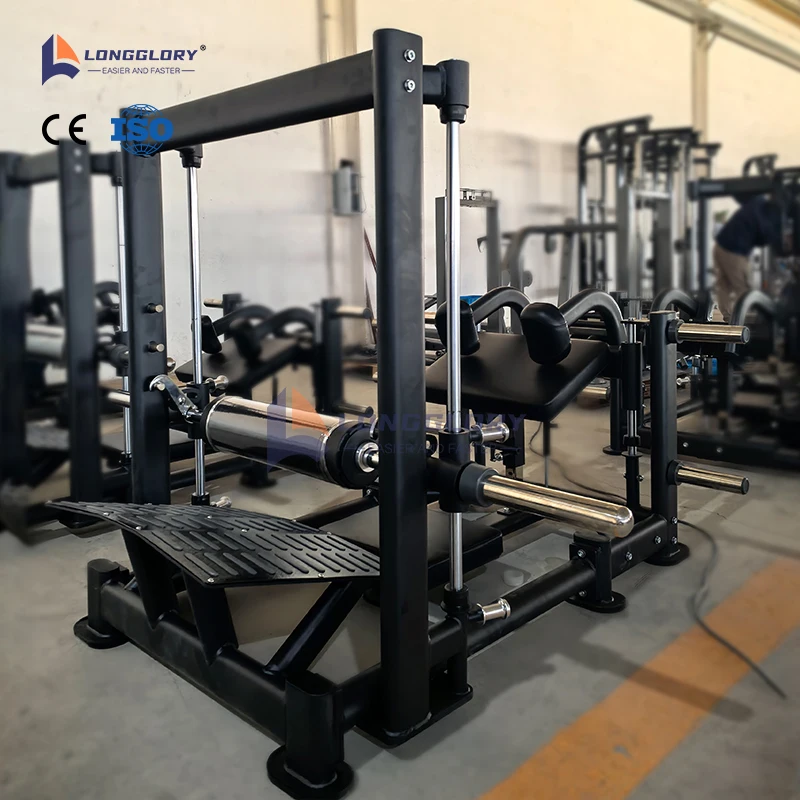 Strength Training Steel Plate Loaded Machines Hip Thrust Smith Machine 3D Glute Smith Machine For Sports Team Training Base