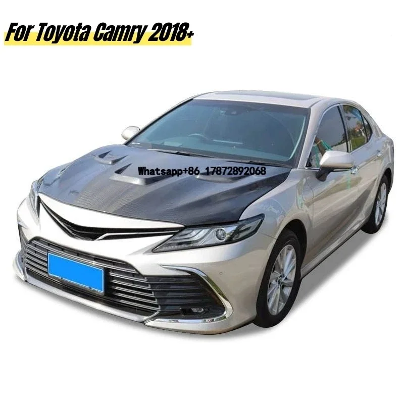 

Carbon Fiber Hood for Camry 8th 2018+ Engine Cover Bonnet Cover Regular Honeycomb Forged