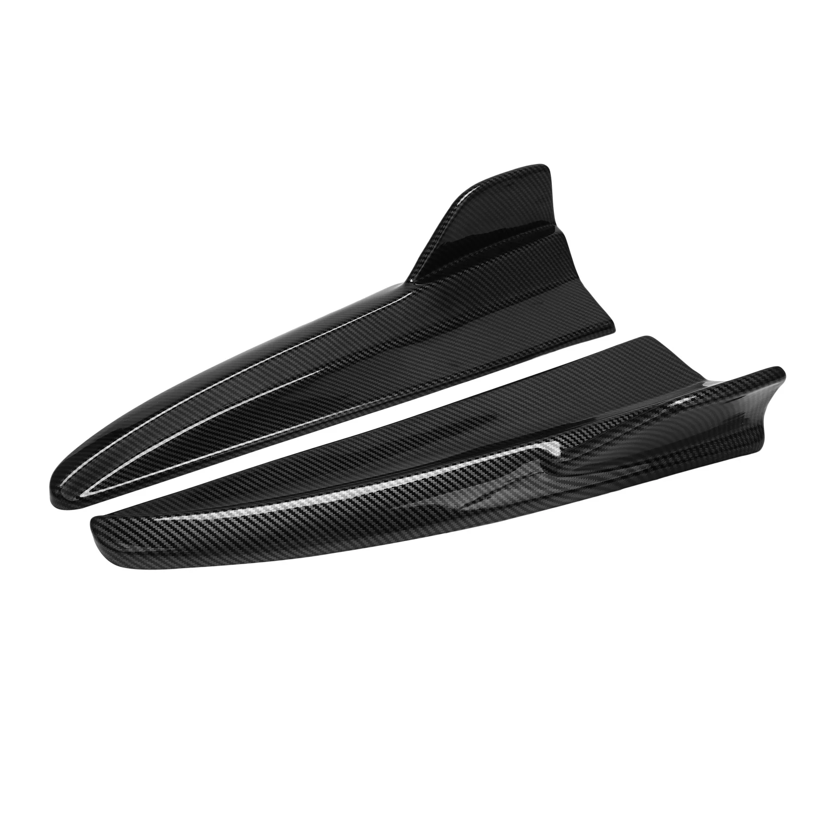 Car Rear Bumper Lip Diffuser Splitter Spoiler for Mercedes Benz C-Class W205 C180 C200 C300 C63 2015-2021 Carbon Fiber