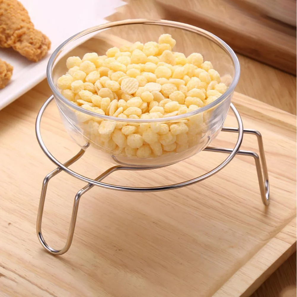 

4pcs Stainless Steel Steamer Rack Round Kitchen Steaming Stand For Fish Vegetables Eggs Seafood Cooking Heavy Duty Steam Basket