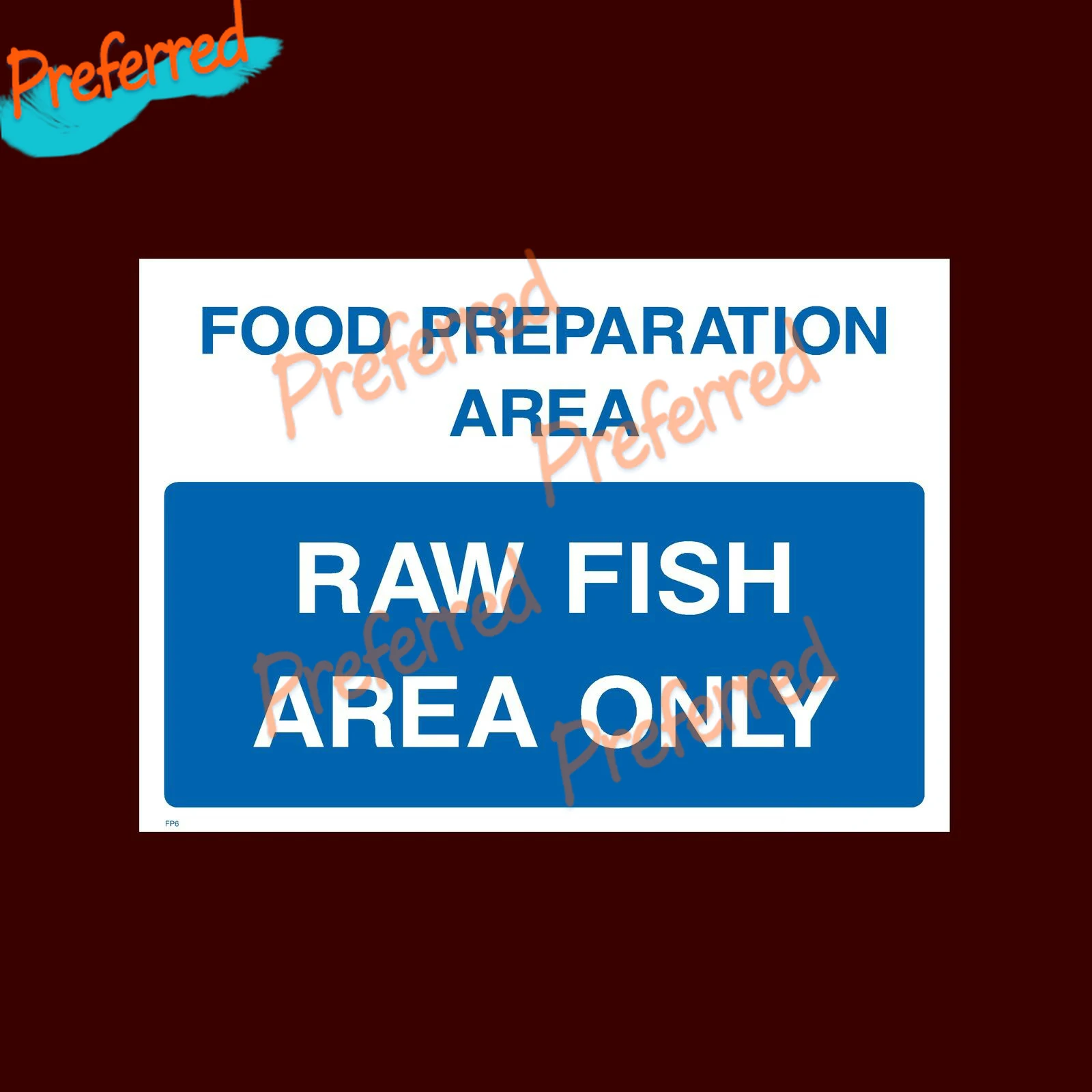 Fish / Raw / Cooked / Meat / Vegetables / Food Hygiene - Sticker Vinyl Die-Cut waterproof PVC Decals