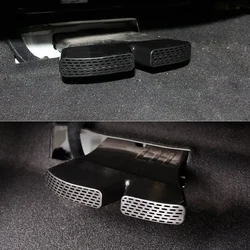 2PCS For Hyundai Tucson 2016-2020 Under Seat Rear A/C Heater Floor Air Conditioner Duct Grill Grille Air Vent Cover Trim