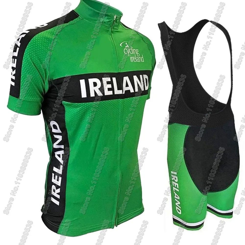 Ireland Summer Clothing - 2025 Ireland Team Cycling Jersey Mens
