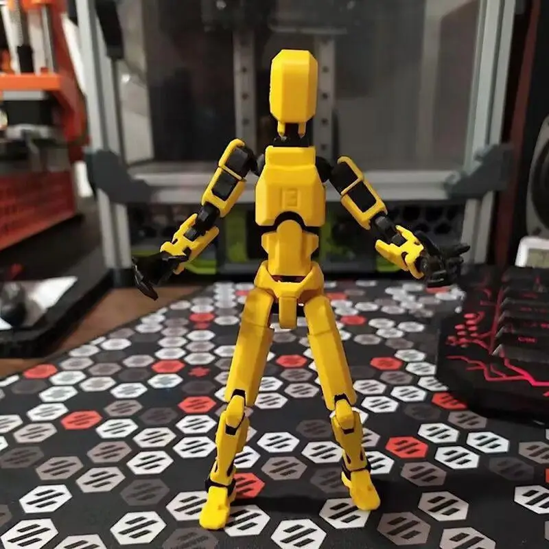 Multi-Jointed Movable Shapeshift Robot 2.0 3D Printed Mannequin Dummy 13 Action Figures Toys Kids Adults Parent-children Game