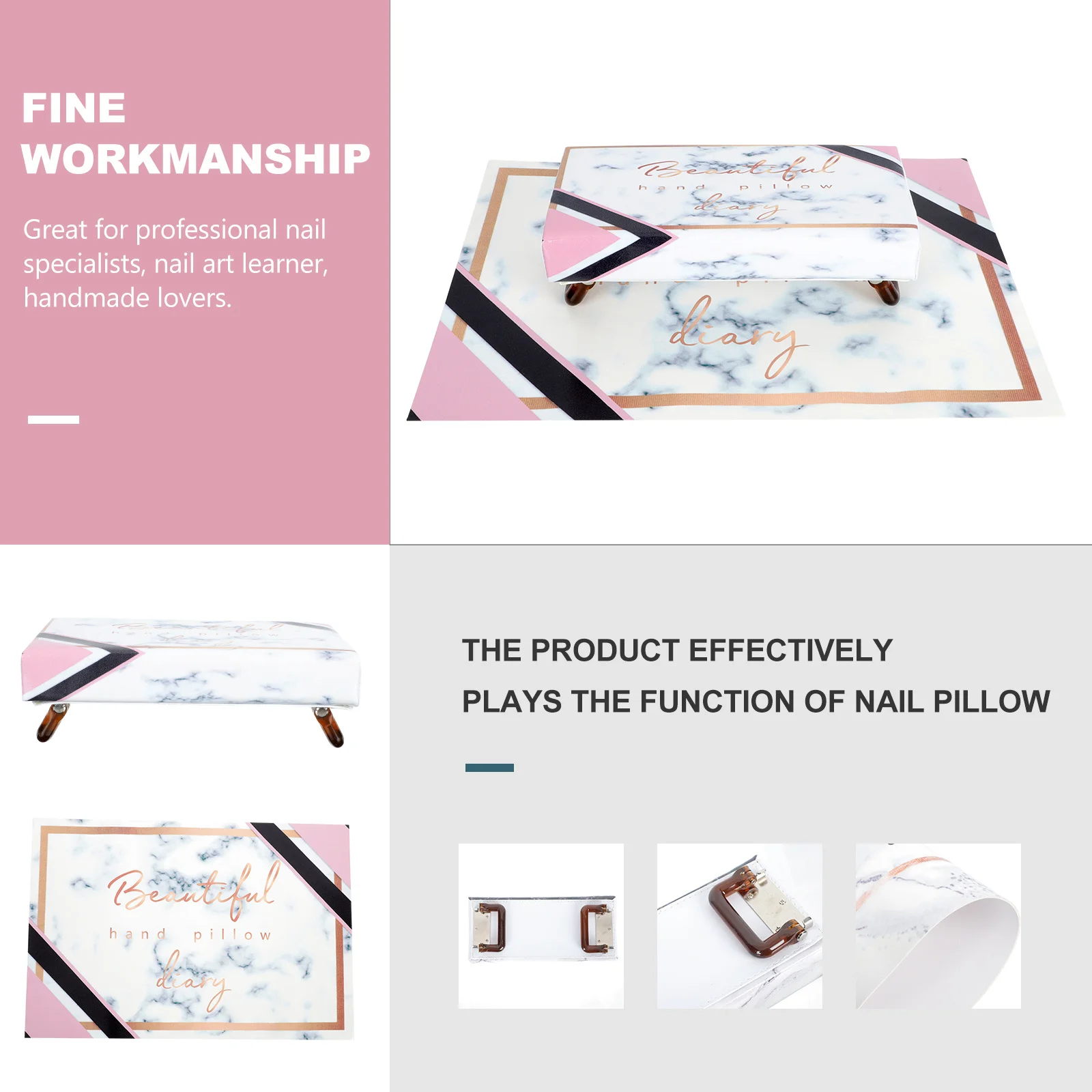 

1 set 1 Set Foldable Hand Pillow Mat For Nail Art Manicure Support Cushion Adjustable Wrist Rest Beauty Tool Kit Accessory