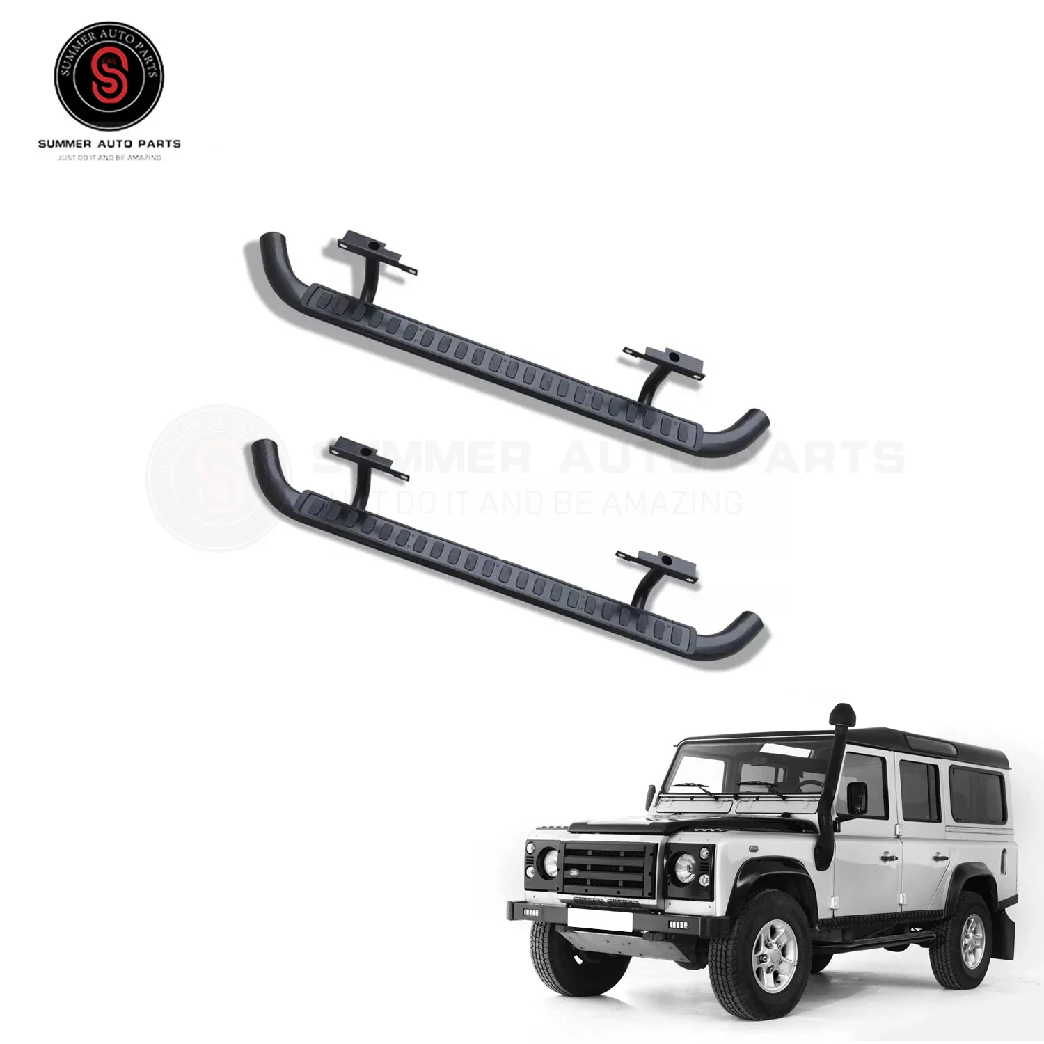 

DEF4X4 Auto accessories Running Boards Side Steps Fit For land rover defender 110 custom