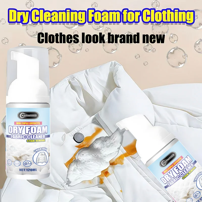 Hat Dry Cleaning Foam Renewal Agent, Multi-purpose No-rinse Mousse, Spray and Wipe, Quickly Restores the Original Color of Old H