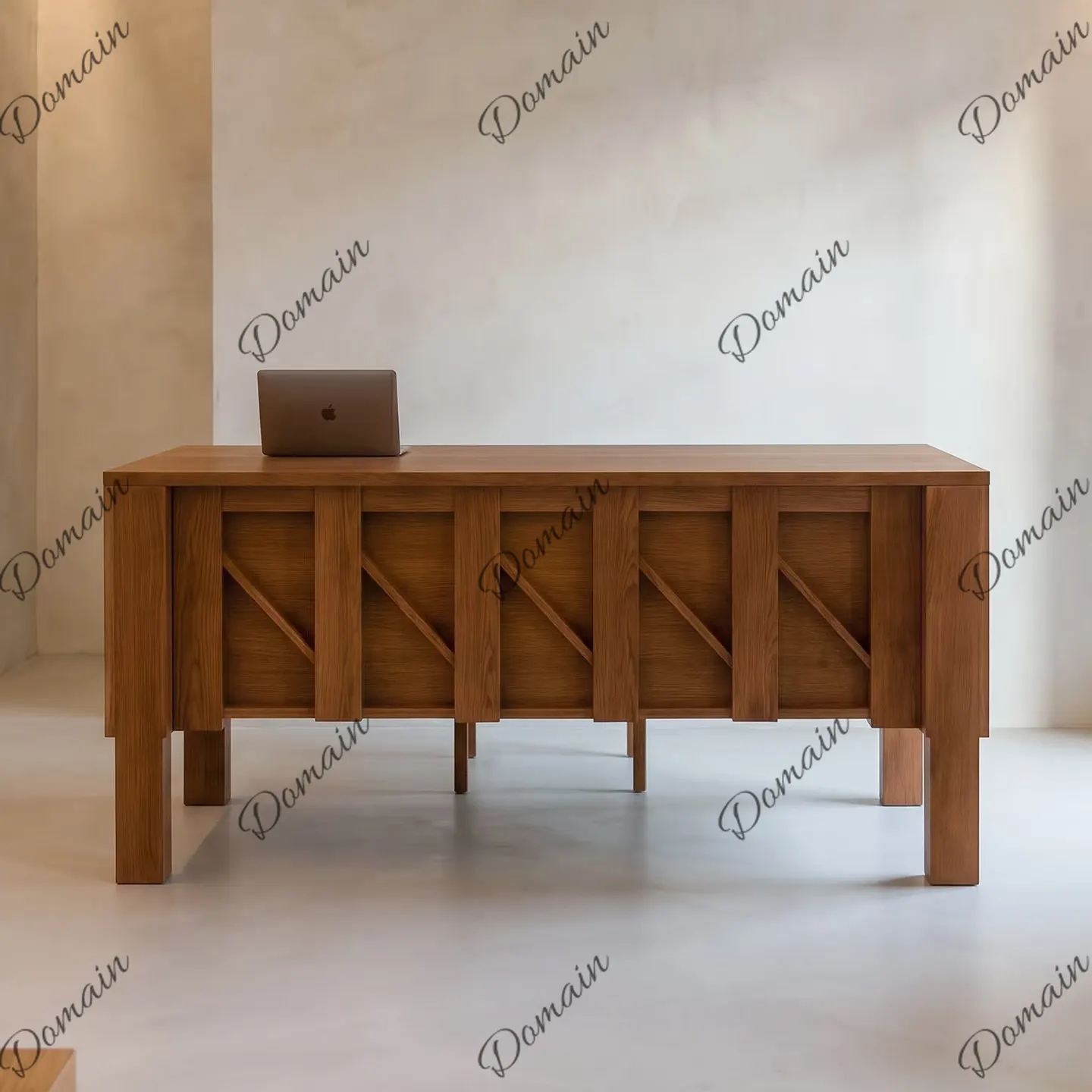 Medieval walnut solid wood counter clothing store buyer collection store checkout page bar counter Nakajima cabinet