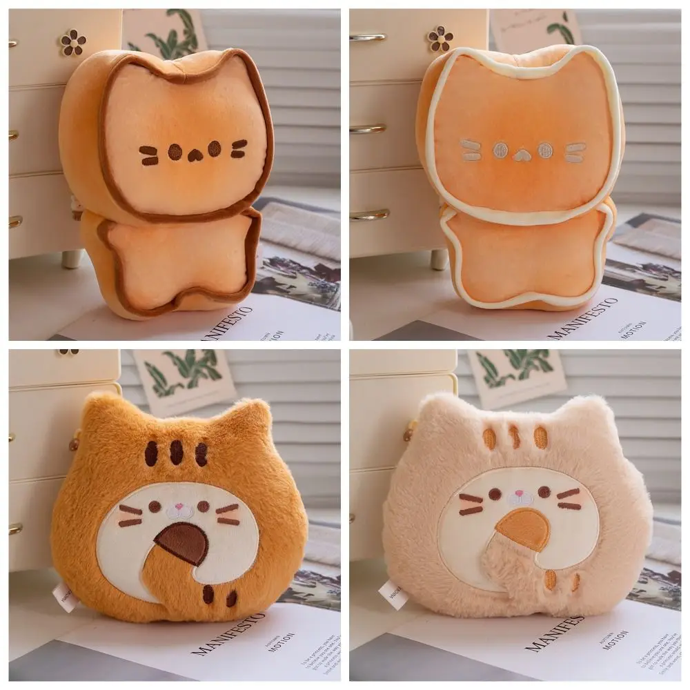 Cartoon Butter Cat Plush Toys Fluffy Simulation Butter Cat Plush Doll Cute Kawaii Swiss Roll Cat Plush Doll Birthday