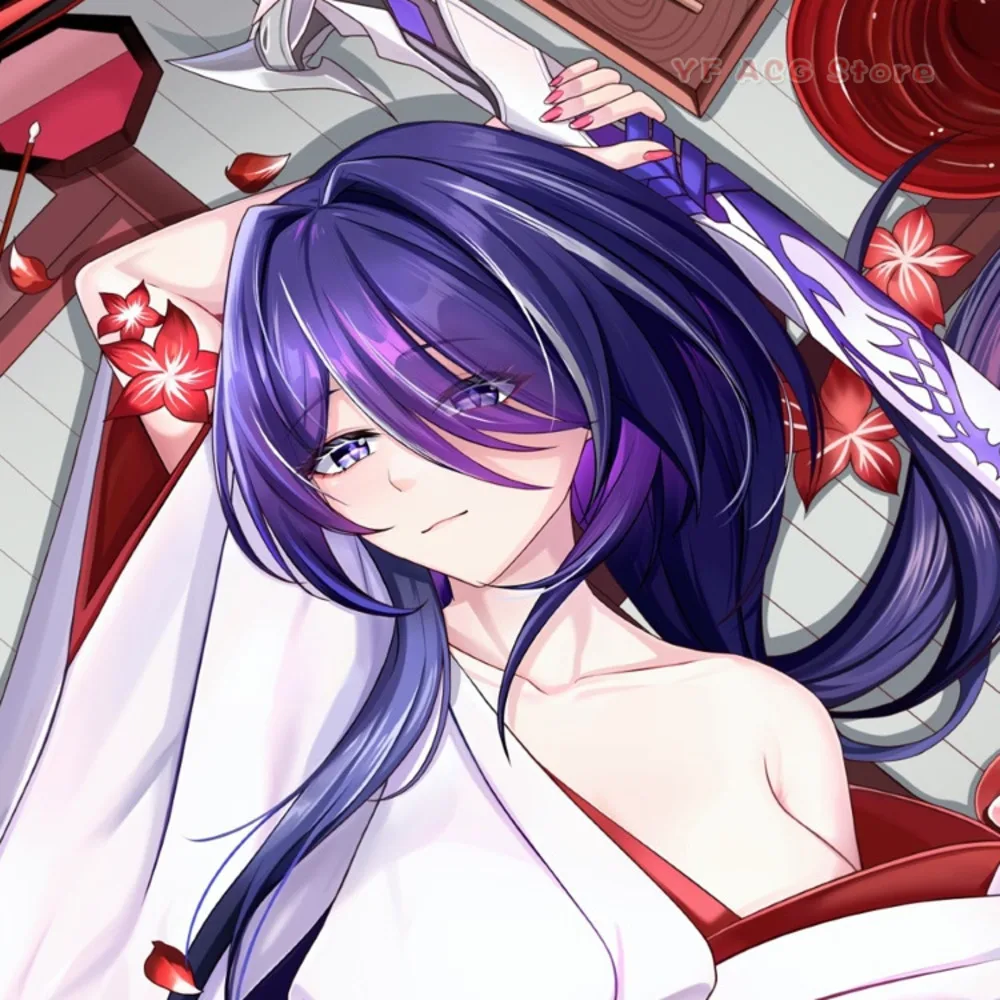 

Honkai Star Rail Acheron Dakimakura Full Body Pillow Cover Double Sided Print Breathable Fabric Home Interior Festival Gift