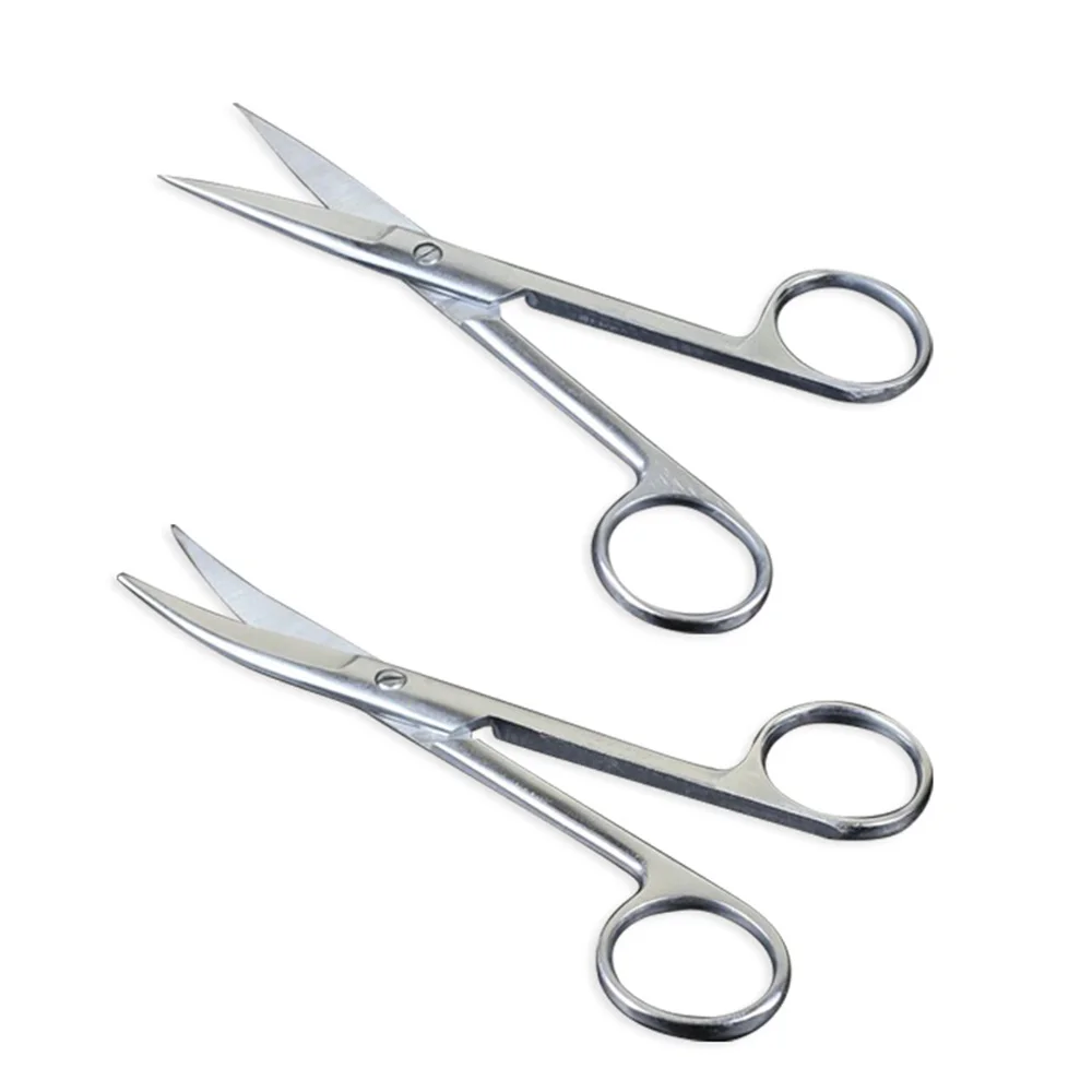 

Stainless Steel Nail Cuticle Scissors / Nail Scissors - For beard, mustache, nose hair, ear hair, eyebrow and eyelash cutting