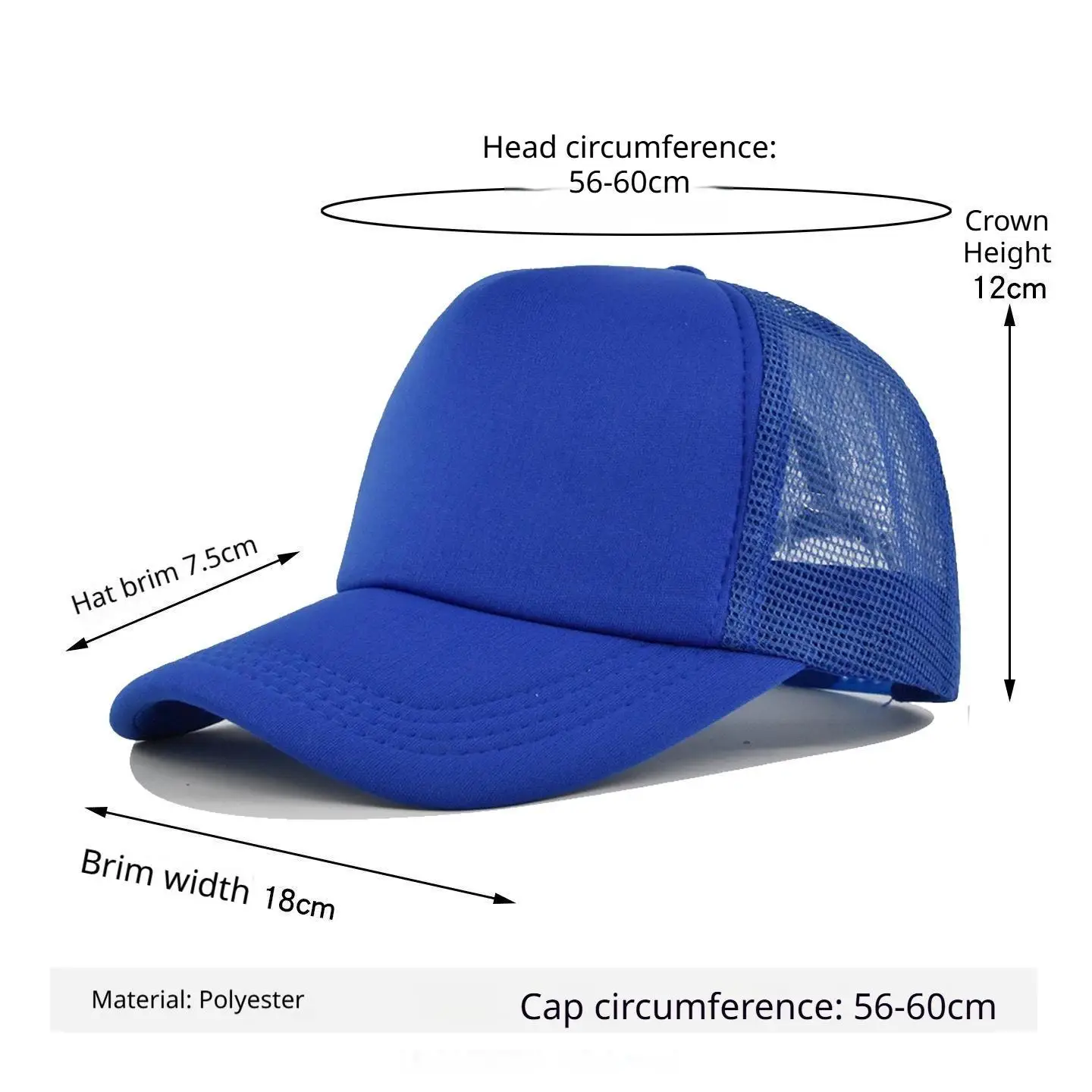 Custom Cap Print With Logo Personalized Design Men Summer Sponge Mesh Sunshade Truck Driver Baseball Competition Event  Sun Hat