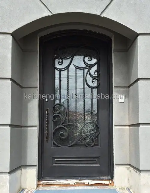 Support Customization  Iron Gate Door Prices  Wrought Iron Double Door  Wrought Iron Door Model