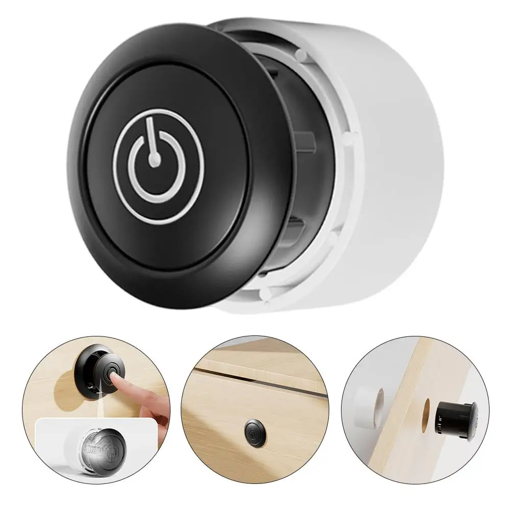 Easy Installation Knob Glow-in-the-Dark Knob Concealed Spring Mechanism Functional Furniture Access For Cabinets