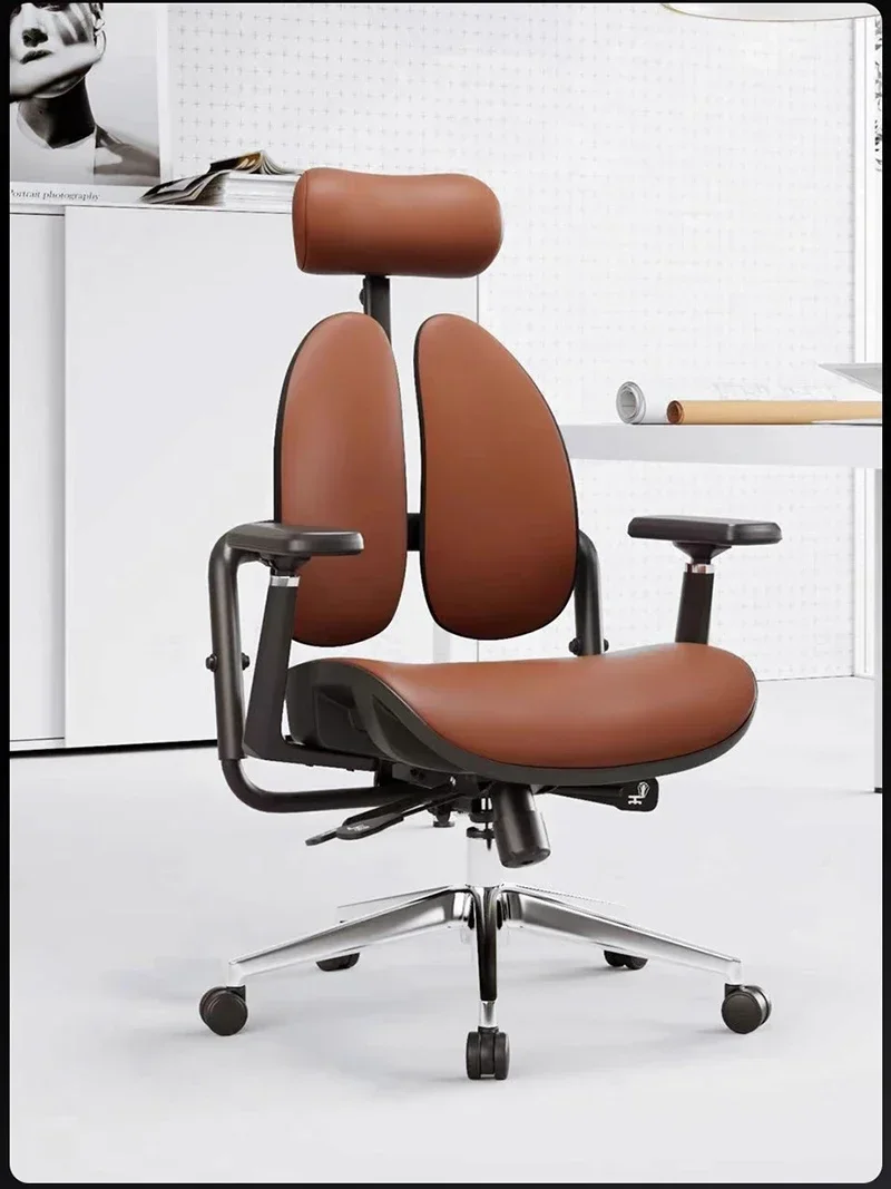 

Luxurious Design Office Chair Leather Support Computer Lumbar Boss Office Chair Home Cadeira De Escritorio Office Furniture