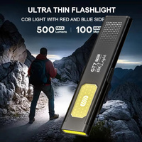 Multi-Functional LED Flashlight Portable Work Light w/ Hat Clip & Tail Magnet Rechargeable FloodLight Emergency Camping & Repair