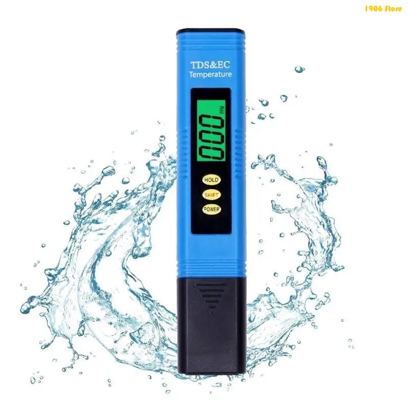 U1JB EC Temp Meter Multi-purpose Water Monitor for Aquarium with Backlit