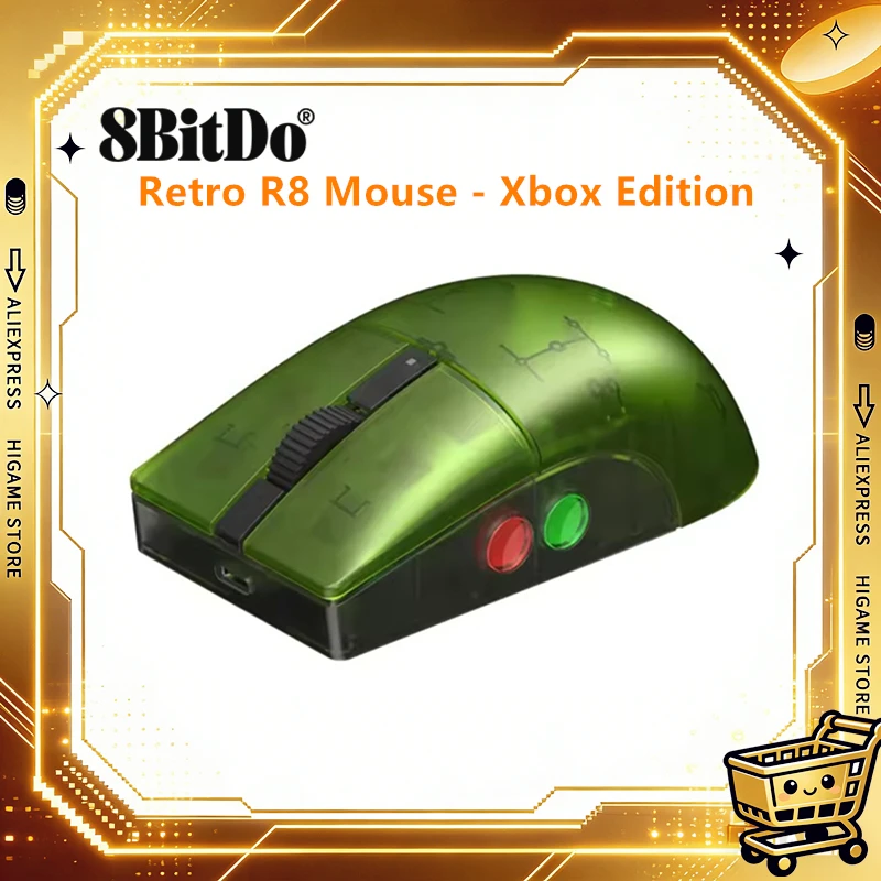 8BitDo Retro R8 Mouse: Evaluación Profesional del Ratón Inalámbrico con Sensor PAW 3395 para Jugadores Retro y Profesionales