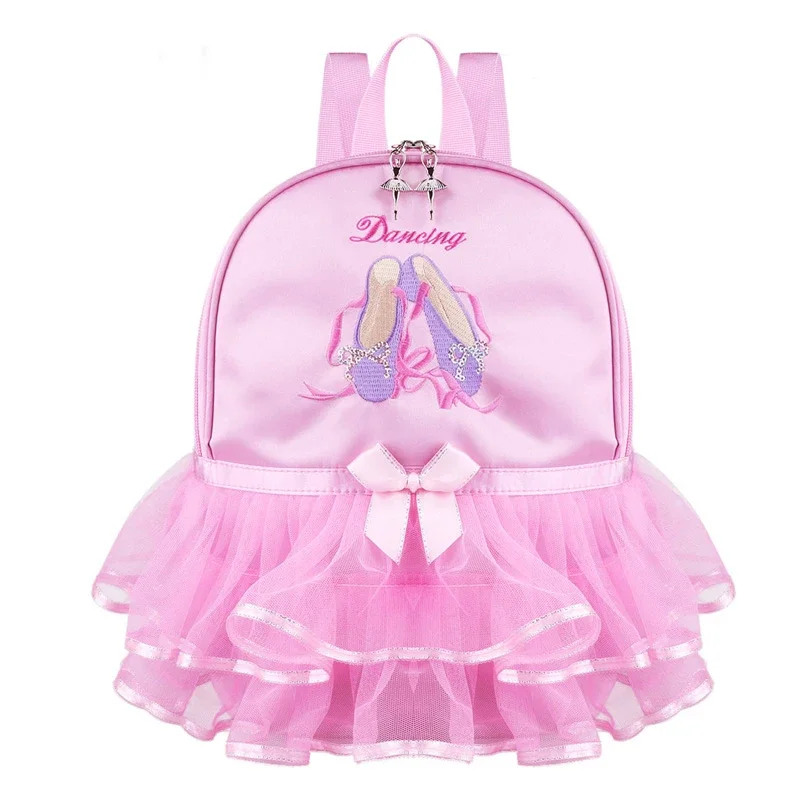 Girl Dance Bag for Girls Dance Ballet Bag For Girls Baby Children Ballerina Bag Gymnastics Backpack Kid Embroidered Handbag