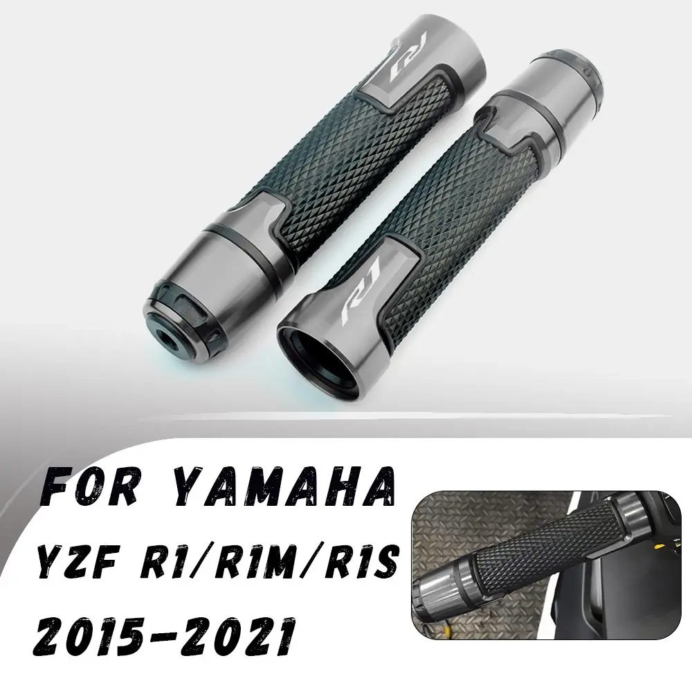 For Yamaha YZF R1/R1M/R1S Motorcycle Non Slip Handlebars Grip Throttle CNC Multi-color Hand Bars Grips Motorcycle Accessories