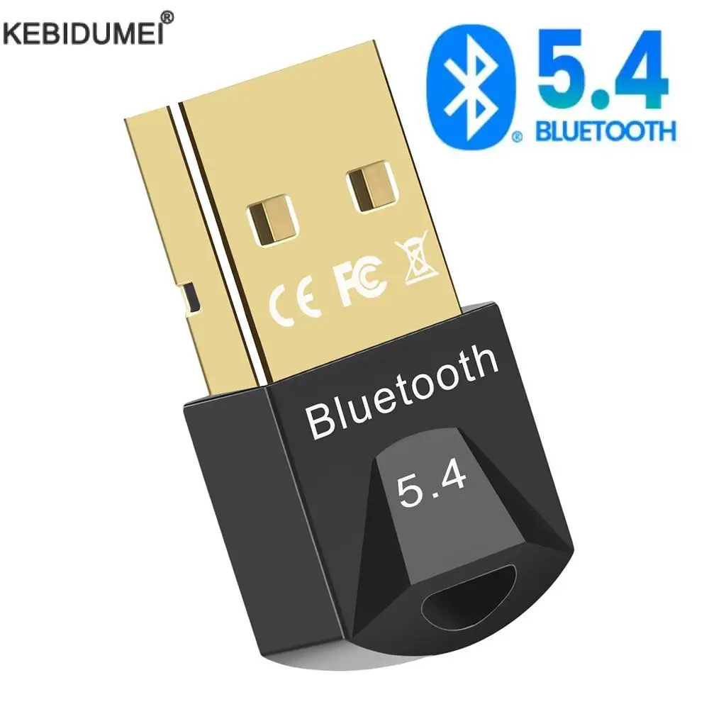 Adapter Bluetooth USB Bluetooth 5.4 5.3 na klucz sprzętowy do komputera Adaptador mysz bezprzewodowa Keyborad odbiornik audio muzyczny nadajnik USB