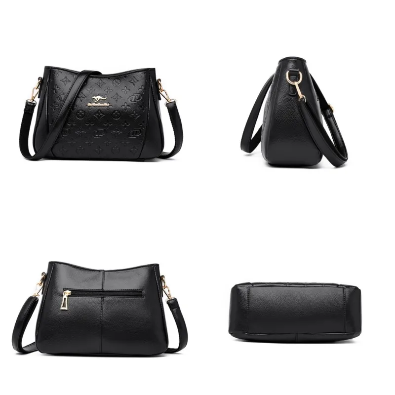 Women's Brand Crossbody Female Bag Shoppers Simple Fashion Zipper Handbags Shoulder Waterproof Large Capacity Tote Bags