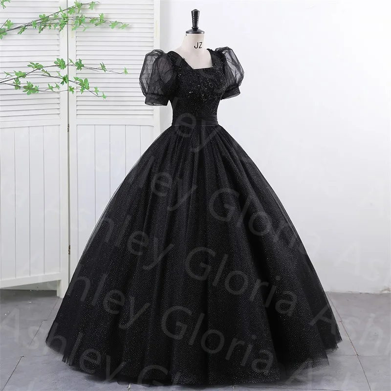 Ashley Gloria Quinceanera Dresses Puff Sleeve Prom Dress Birthday Party Formal Ball Gown Plus Size Vestidos Robe De Bal