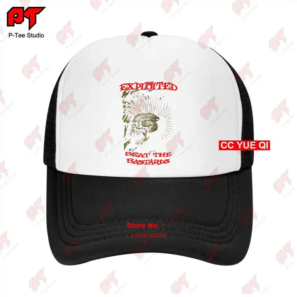 The Exploited Beat The Bastard Punk Baseball Caps Truck Cap R6SW