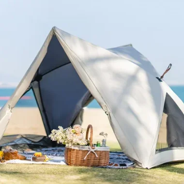 

Pop up Sun Shade Shelter Beach Tent Silver Coating Portable Lightweight Beach Tent Pop up Sun Shade Shelter