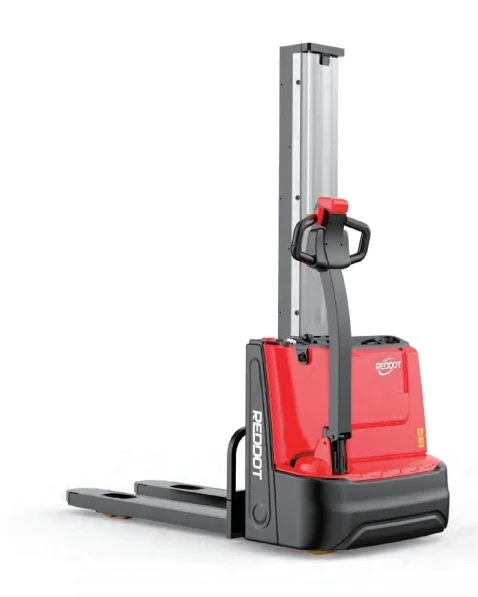 Easy Charging Full Electric Power Pallet Stacker Mini 1.2 T 1.5 T Pedestrian Battery Stacker with AGM and Lithium