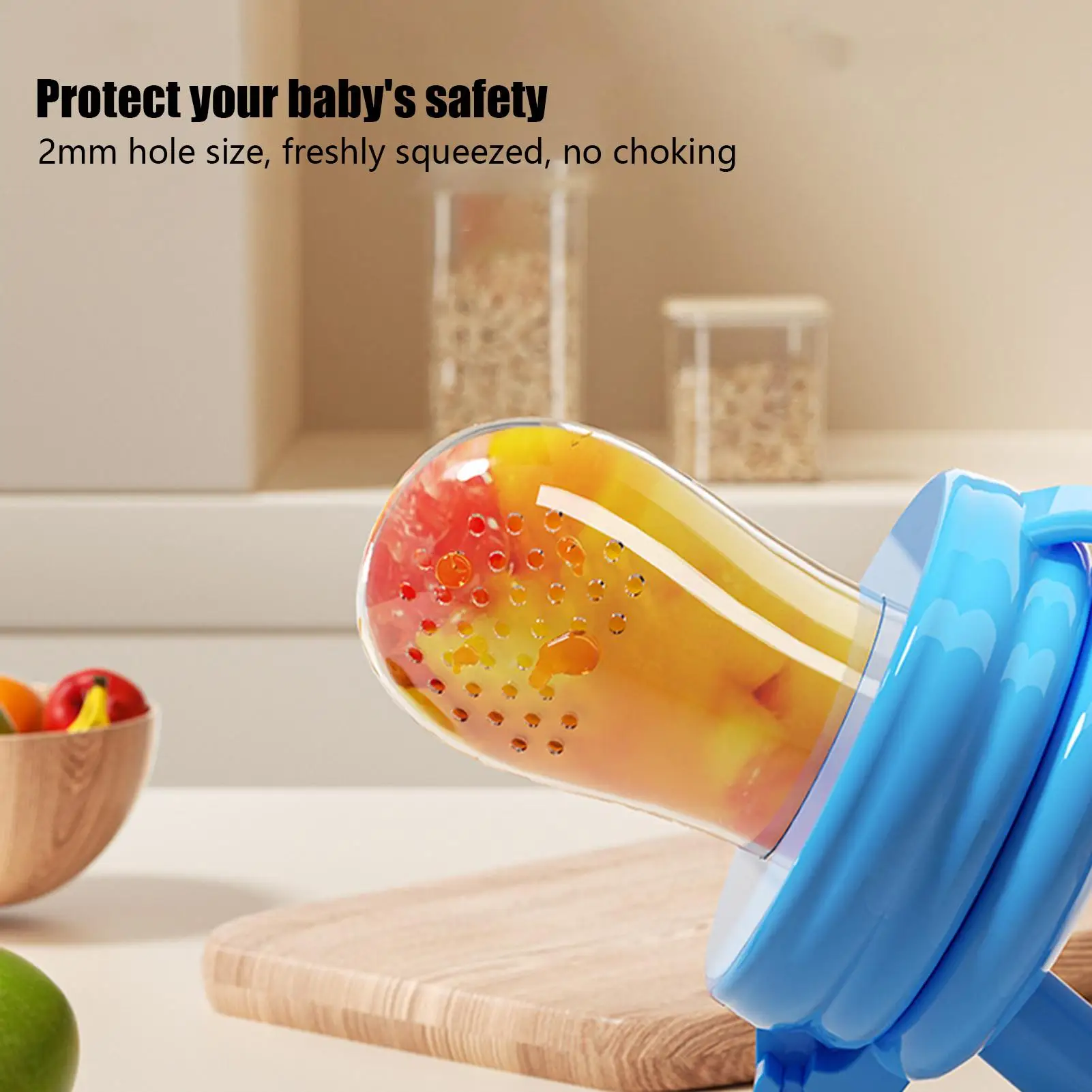 Baby Fruit Feeder Silicone Pacifiers Breastmilk Teething Toy Food Container For Boys Girls Toddler Family Feeding Supplies